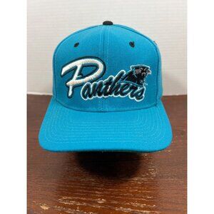 Vintage Carolina Panthers Starter Snapback Hat Size 7-7 3/4  Blue X3